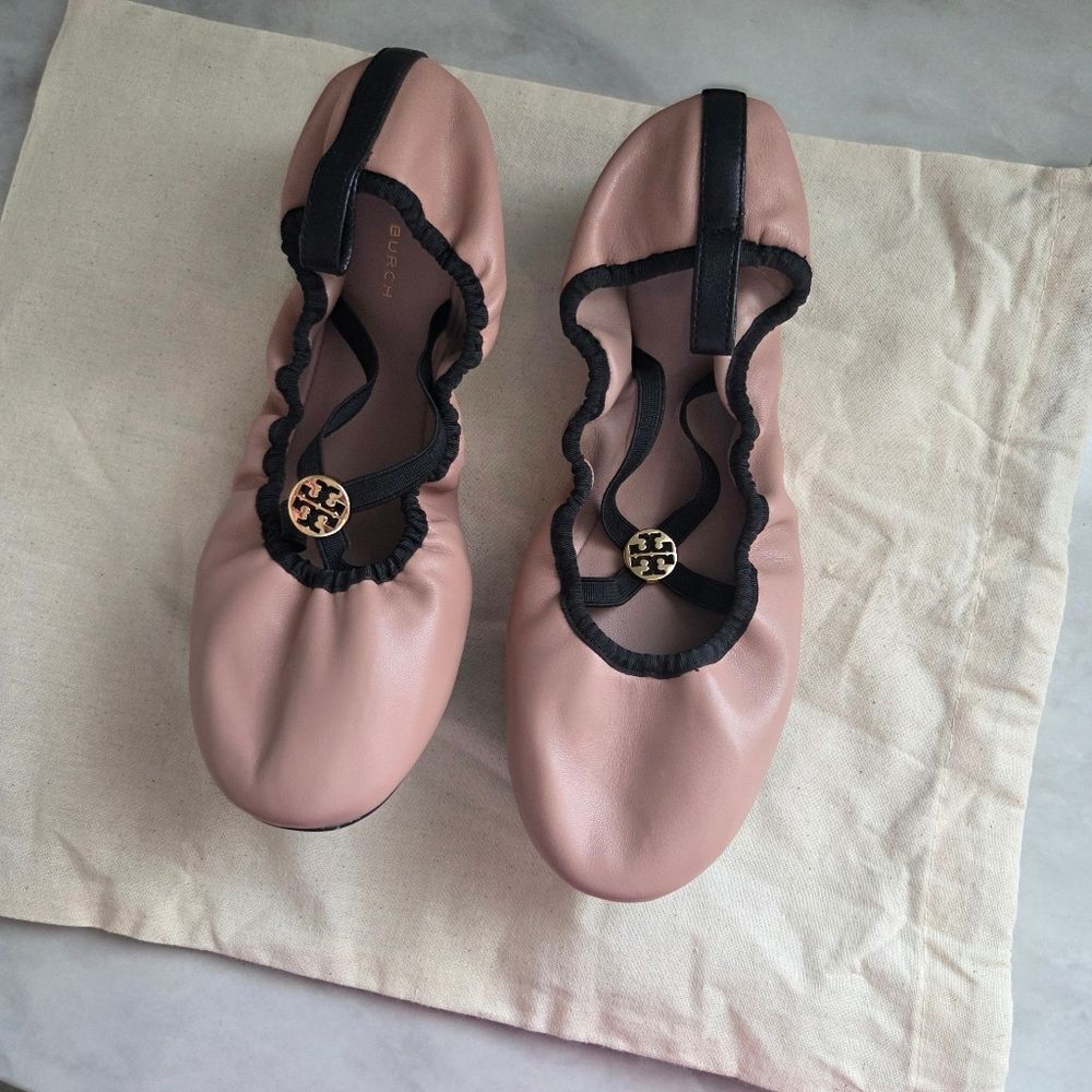 NEW Tory Burch Scrunch Ballet Flat Size 7